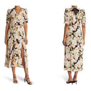 Topshop 70s Floral Midi Dress